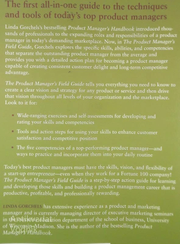 THE PRODUCT MANAGER’S FIELD GUIDE, Linda Gorchels
