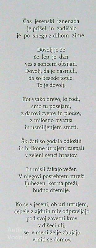 PABERKOVANJE, Frane Goljevšček
