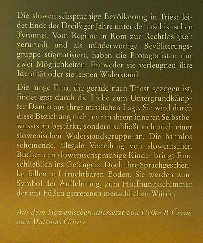 GEHEIME SPRACHGESCHENKE, Boris Pahor