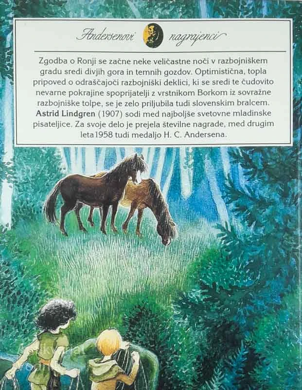 RONJA, RAZBOJNIŠKA HČI, Astrid Lindgren