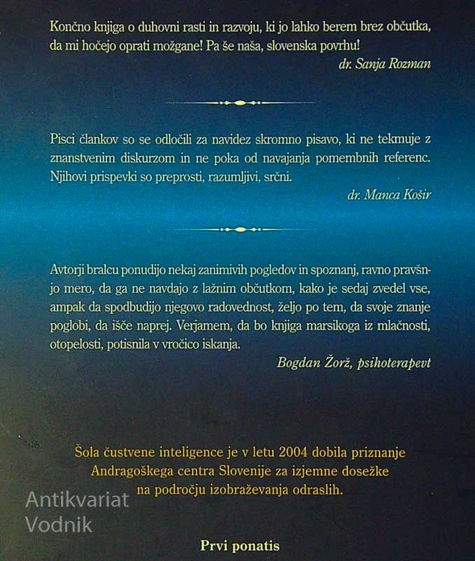 OD ČUSTVENE INTELIGENCE DO MODROSTI SRCA, več avtorjev