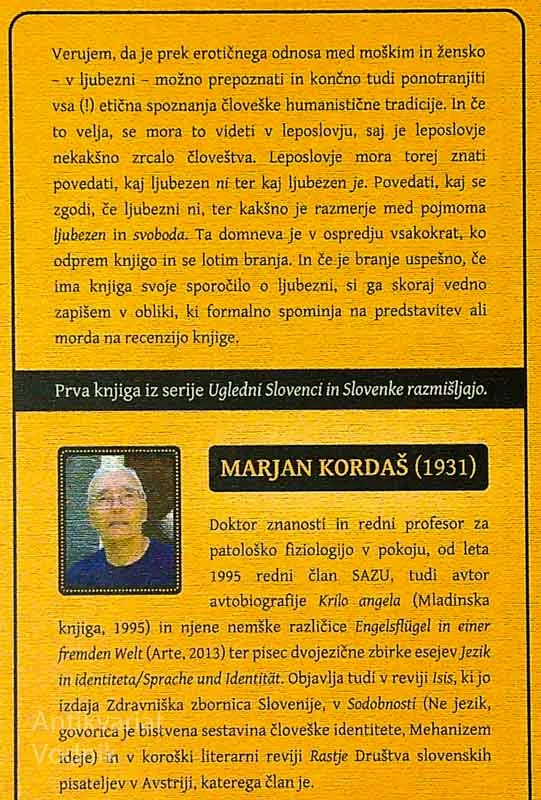 EROS IN PSIHE, Marjan Kordaš