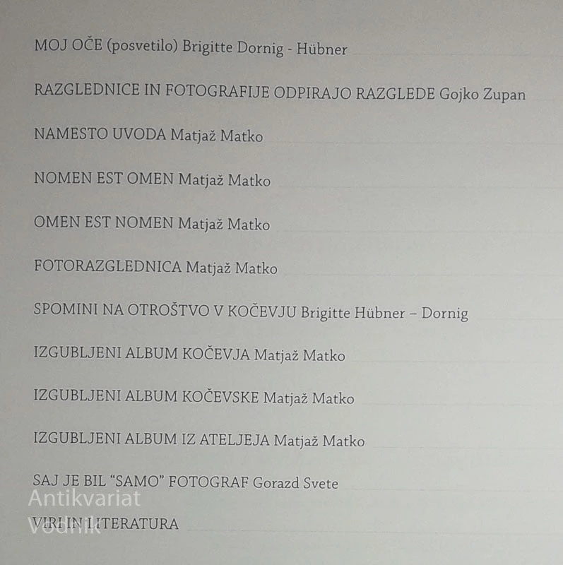 IZGUBLJENI ALBUM O FOTOGRAFU, Matjaž Matko