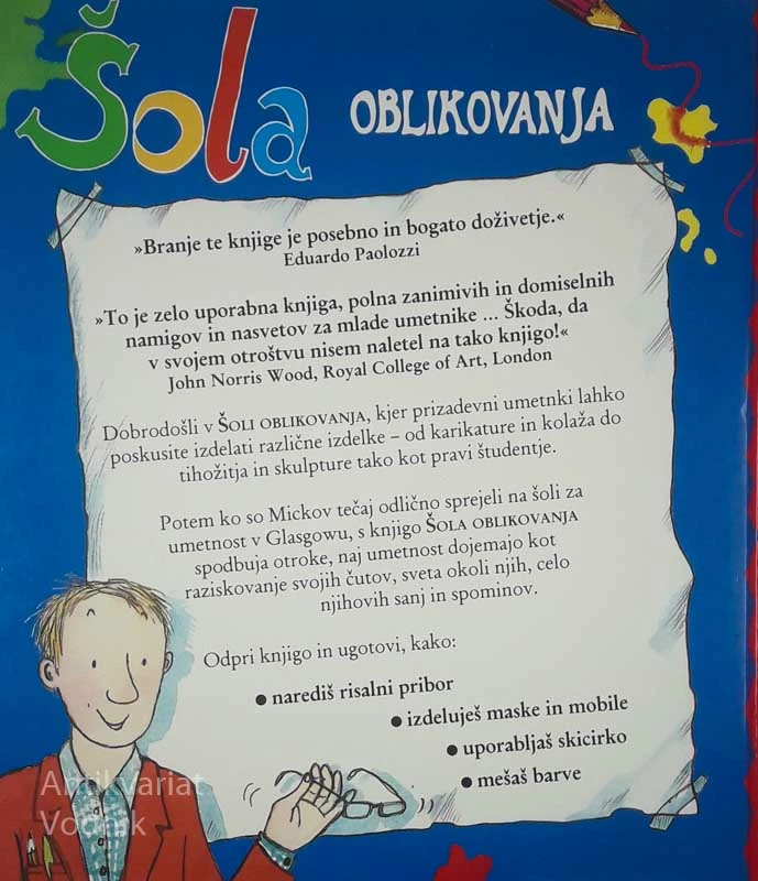 ŠOLA OBLIKOVANJA, Mick Manning in Brita Granstrom