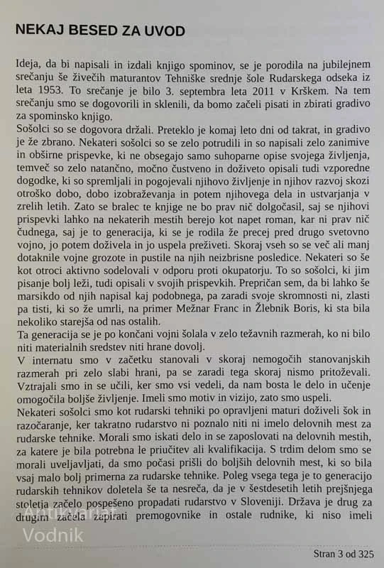 TO BI LAHKO BIL DEL ZGODOVINE SLOVENCEV – spominska knjiga, Milan Klokačovnik