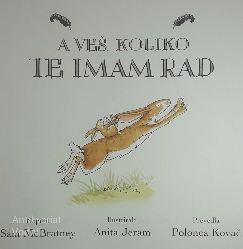 A VEŠ, KOLIKO TE IMAM RAD, Sam McBratney