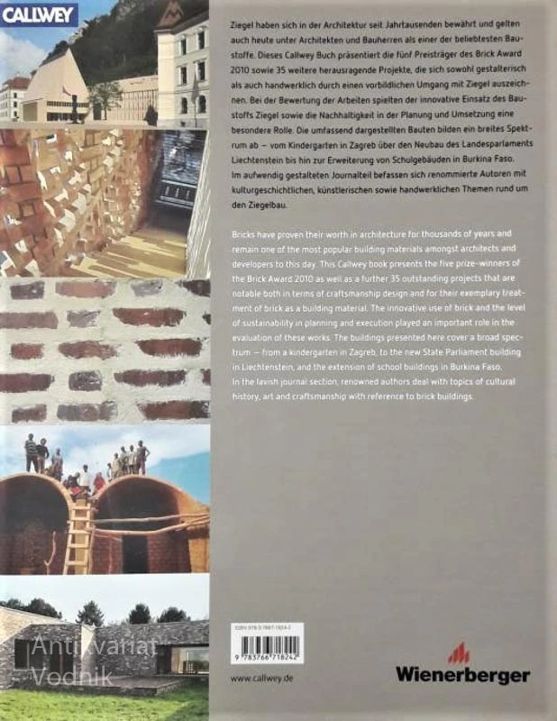 BRICK ’10, BRICK AWARD 2010, 40 Bauten Buildings Journal