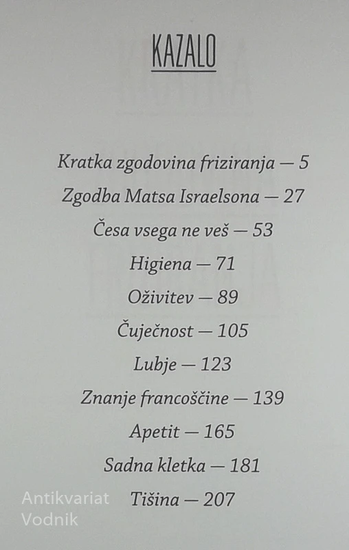 LIMONOVA MIZA, Julian Barnes