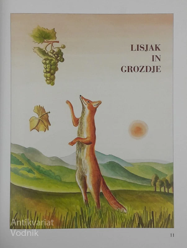 BASNI Jean de La Fontaine Ilustr Maja Šubic