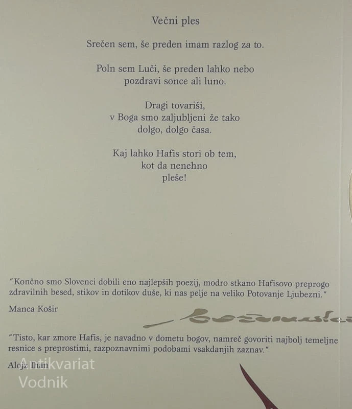 ZAPLEŠI Z MENOJ, Hafis