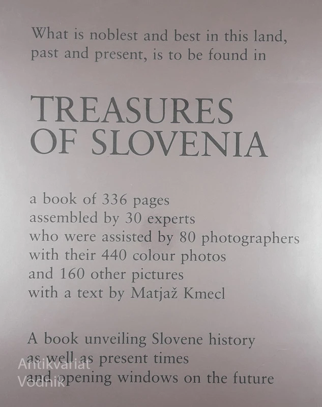 TREASURES OF SLOVENIA, Matjaž Kmecl