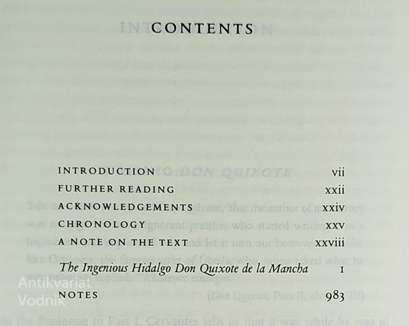 DON QUIXOTE, Cervantes
