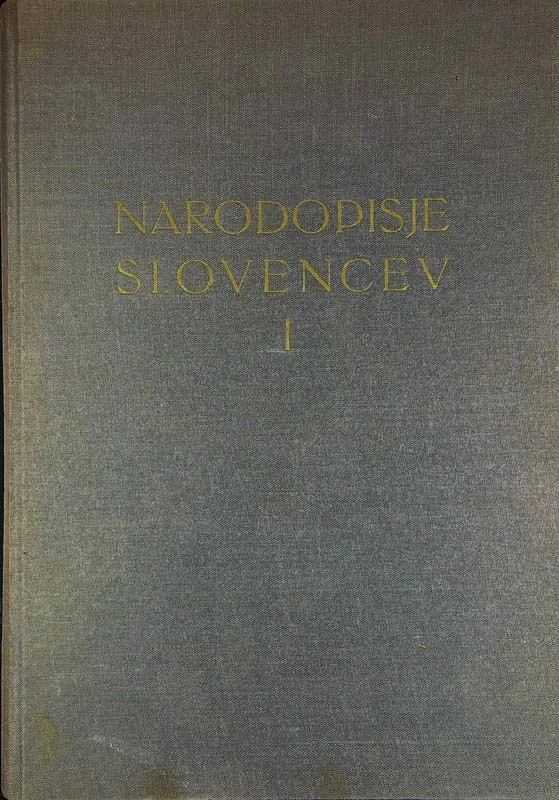 NARODOPISJE SLOVENCEV I, več avtorjev
