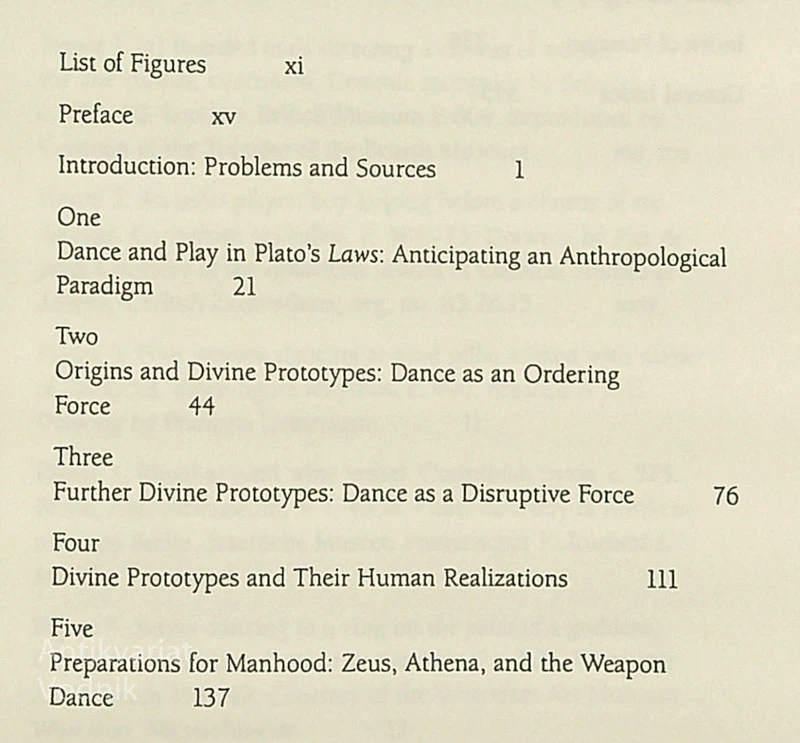 DANCE AND RITUAL PLAY IN GREEK RELIGION, Steven H. Lonsdale