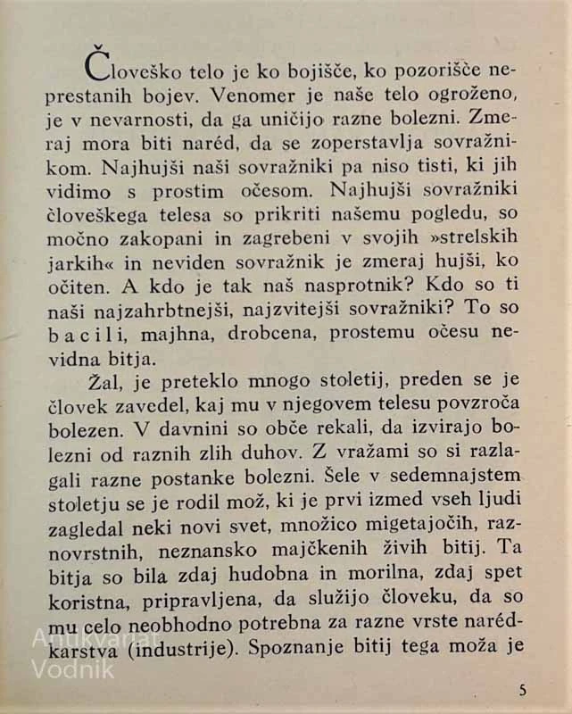 LOVCI NA MIKROBE, sestavila Marija Kmetova