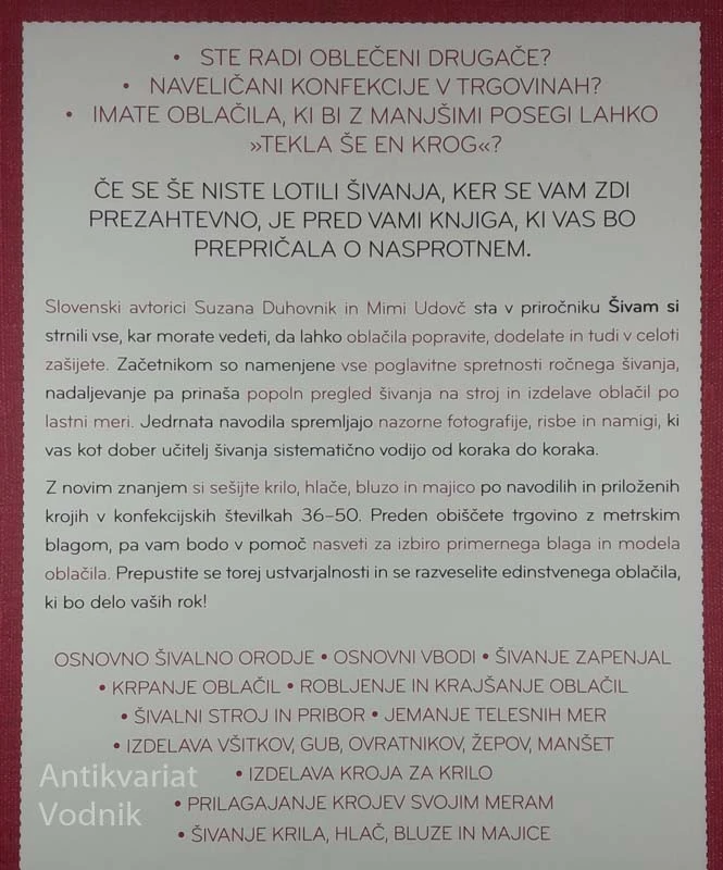 ŠIVAM SI, Suzana Duhovnik
