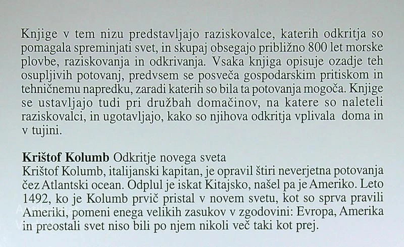 KRIŠTOF KOLUMB; ODKRITJE NOVEGA SVETA