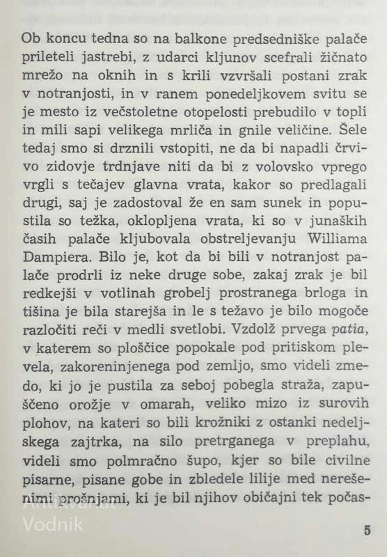 PATRIARHOVA JESEN, Gabriel Garcia Marquez