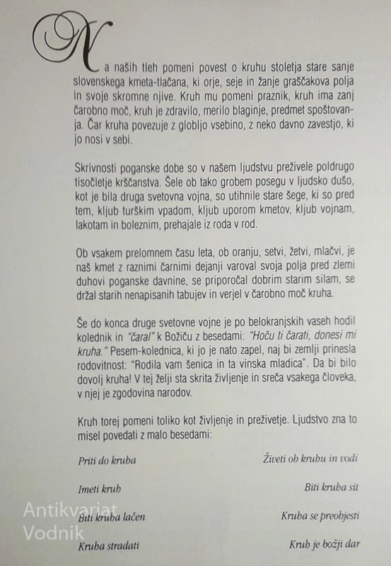 DOBER DAN KRUH, Dušica Kunaver