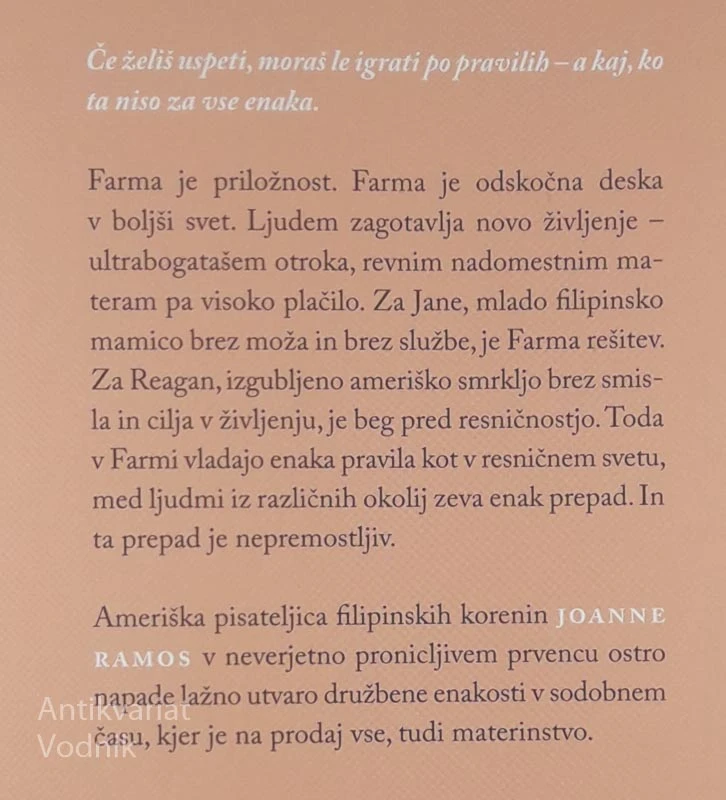 FARMA, Joanne Ramos