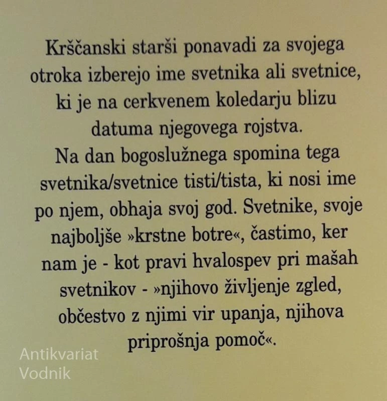 SVETNIK ZA VSAK DAN 1,2 Silvester Čuk