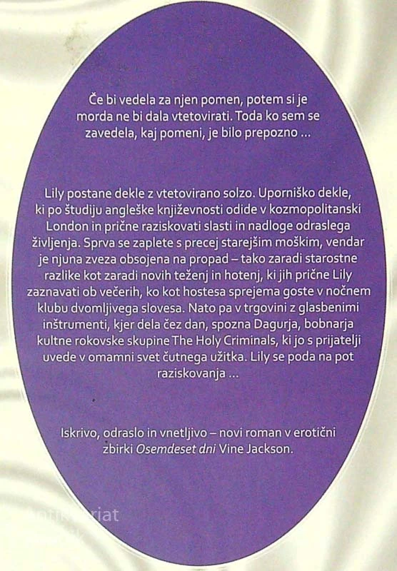 ZBIRKA OSEMDESET DNI ( 1. – 5 del), Vina Jackson