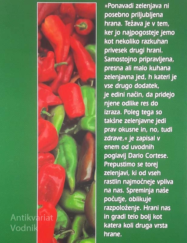 ZELENJAVA – DRUGA MOČ NARAVNE HRANE, Dario Cortese