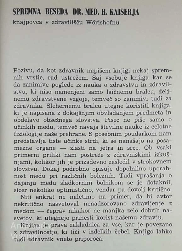 ČEBELE IN ZDRAVJE, Edmund Herold