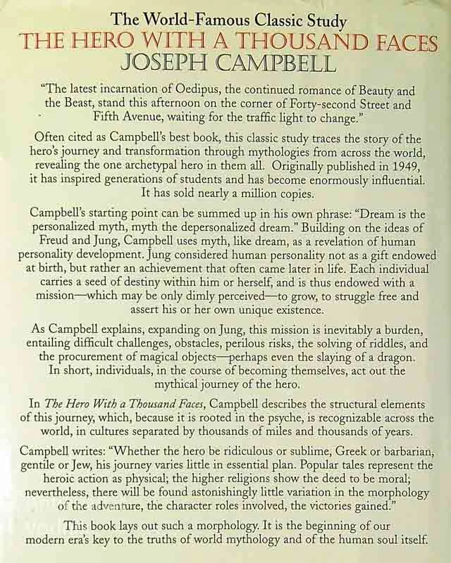 THE HERO WITH A THOUSAND FACES, Joseph Campbell
