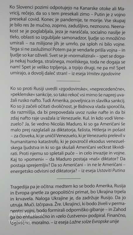 VOJNA; ESEJI O KONCU SVETA, Marcel Štefančič, jr.
