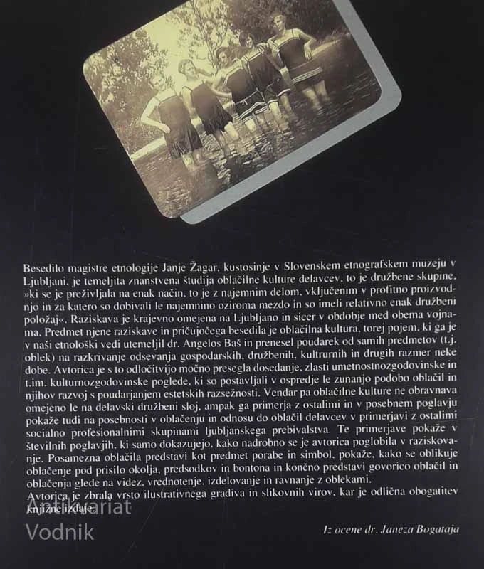 OBLAČILNA KULTURA, Janja Žagar