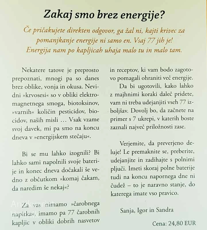 KAKO DO VEČ ENERGIJE; ZMANJŠAJTE IZGUBE, Sanja Lončar