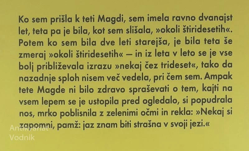TETA MAGDA, Svetlana Makarovič