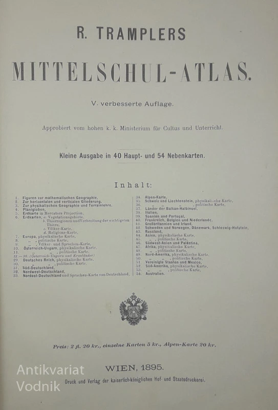 MITTELSCHUL-ATLAS, R. Trampler