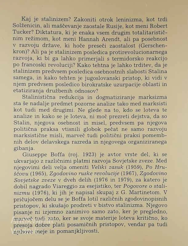FENOMEN STALIN, Giuseppe Boffa