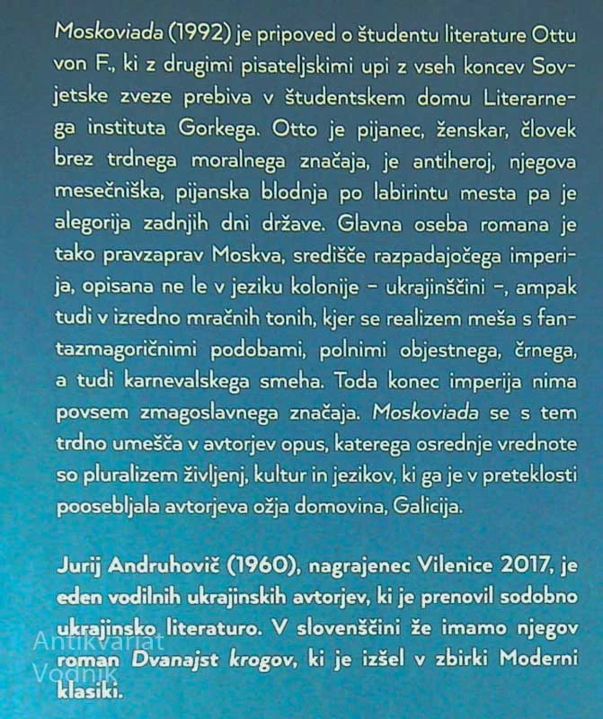 MOSKOVIADA, Jurij Andruhovič