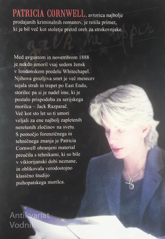 PORTRET MORILCA; JACK RAZPARAČ, PRIMER ZAKLJUČEN, Patricia Cornwell