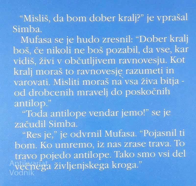 LEVJI KRALJ, Disney