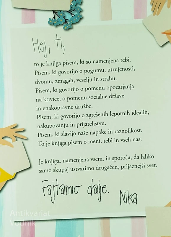 PISMA TEBI, Nika Kovač