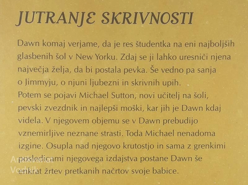 JUTRANJE SKRIVNOSTI, J. C. Andrews