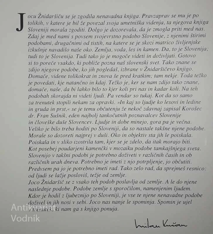 MOJA SLOVENIJA, Joco Žnidaršič