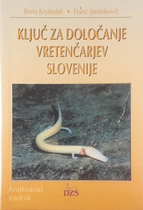 KLJUČ ZA DOLOČANJE VRETENČARJEV SLOVENIJE, Kryštufek in Janžekovič