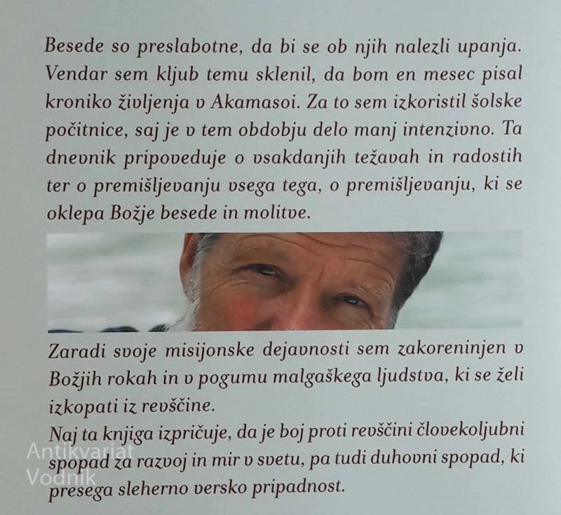DNEVNIK SPOPADA, Pedro Opeka