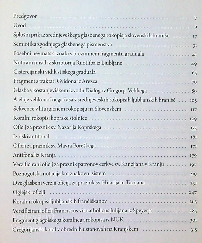 GREGORIJANSKI KORAL; V SREDNJEVEŠKIH ROKOPISIH SLOVENIJE, Jurij Snoj