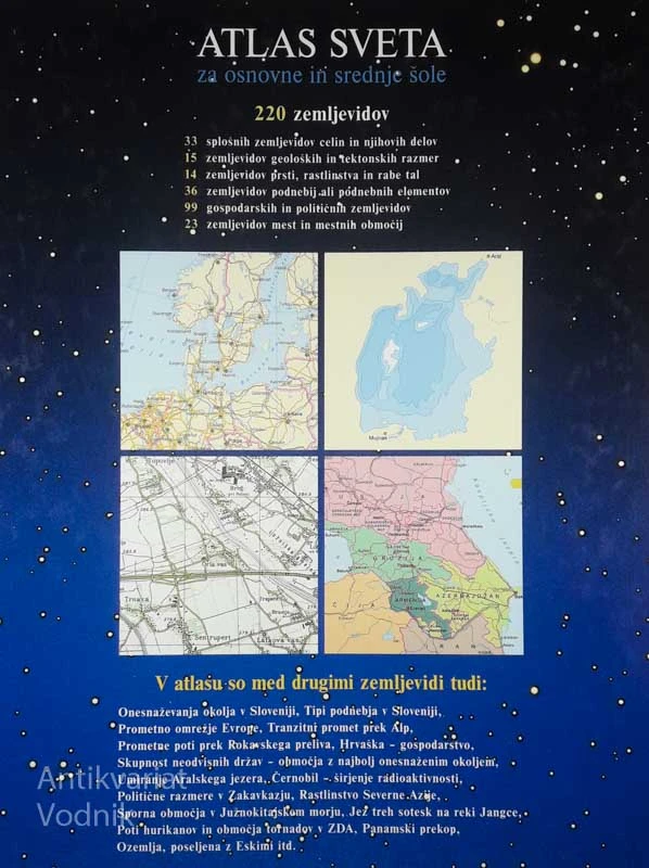 ATLAS SVETA ZA OSNOVNE IN SREDNJE ŠOLE