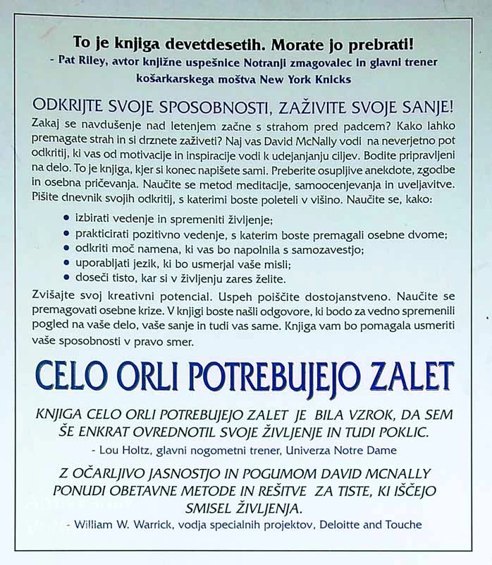 CELO ORLI POTREBUJEJO ZALET, David McNally