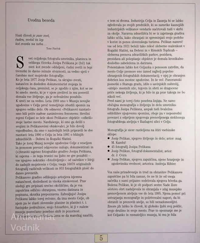 JOSIP PELIKAN: SLOVENSKI FOTOGRAF