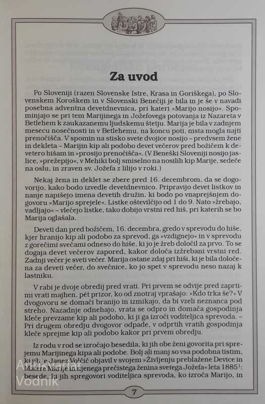MARIJO NOSIJO, Niko Kuret