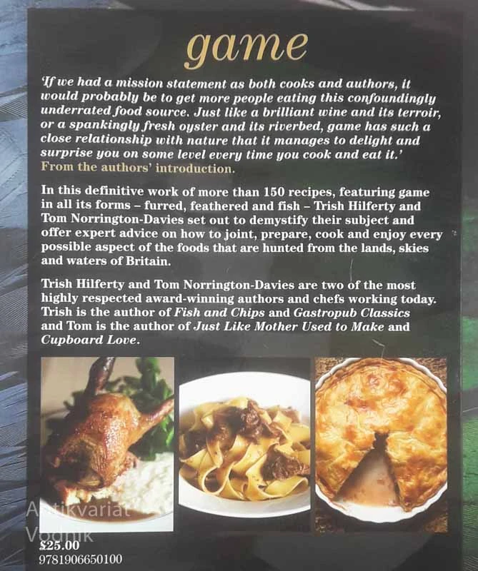 GAME: A COOKBOOK, Trish Hilferty in Tom Norrington-Davies