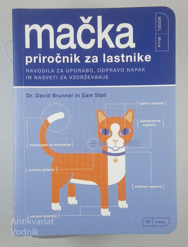 MAČKA, PRIROČNIK ZA LASTNIKE, dr. David Brunner in Sam Stall